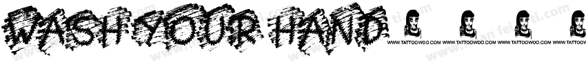 Wash Your Hand字体转换